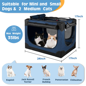 <b>Foldable</b> and Portable Travel Pet Kennel Travel Dog <b>Crate</b> Outdoor Cage Pet Carrier High Quality Portable Pet Tent Dog House Cage - Product Image 3