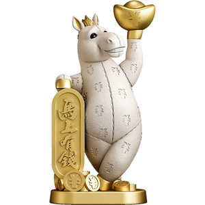 Decorazione da Scrivania Originale Dipinta a Mano con Motivo di Cavalli, Ideale per Ufficio, Mobili TV e Vetrinette, Regalo di Inaugurazione Casa - Product Image 5