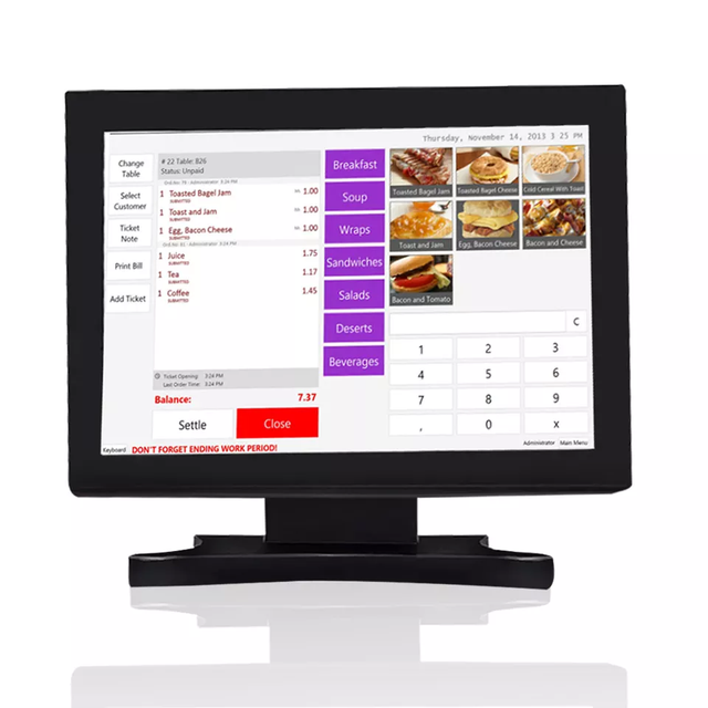 Factory Sell 15'' Touch Screen All in One POS System/cash Register/cashier POS Machine