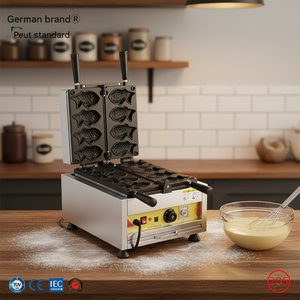 Gaufrier rotatif <span class=keywords><strong>professionnel</strong></span> double couche pour une cuisson uniforme en cuisine professionnelle - Product Image 1