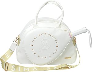 Bolsa de Pádel Personalizada HIBO para <span class=keywords><strong>Mujer</strong></span>, Color Crema, Microfibra PU - Product Image 4