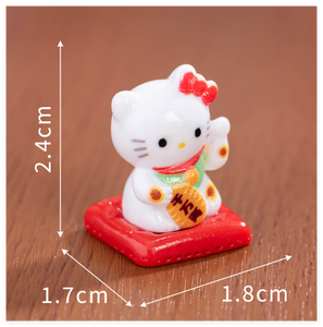 Statuette di Gattini Portafortuna Cartoon Carini che Salutano con la Mano, Figurine in Resina, Giocattoli Kawaii, Decorazioni per il Nuovo Anno <span class=keywords><strong>2026</strong></span>, Giocattoli per Bambini - Product Image 2