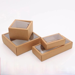 BOÎTE DE PAPIER Offre Spéciale AVEC FENÊTRE CLAIRE BOÎTE DE TIROIR À MANCHON CLAIR LIVRAISON RAPIDE BOÎTE CADEAU - Product Image 4