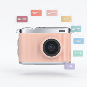 Cámara de Vlogging para Niños, 64MP, 2.5K Full HD, Cámara Digital de Bolsillo, Cámara de Fotos Instantánea Compacta con 11 Filtros, Cámara para Selfies con Función de <span class=keywords><strong>Lapse</strong></span> de Tiempo y Movimiento Lento - Product Image 1