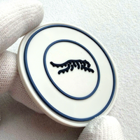 Badge en silicone 3D écologique personnalisé Gillian, logo en relief pour vêtements, sacs, chapeaux