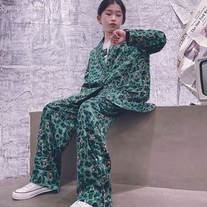 Nouvelle tenue pour <span class=keywords><strong>fille</strong></span> de style sud-coréen, petite tenue, petite robe, veste à imprimé léopard, défilé de mode, tenue parent-enfant - Product Image 2