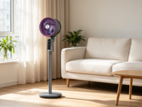 Ventilateur de circulation d'air pour grille de 255mm, 32 vitesses, moteur sans balais DC, ventilateur silencieux pour chambre à coucher, bureau, ventilation intérieure