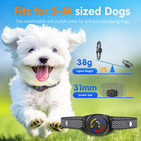 Neues Produkt 40g Superleichter Umweltfreundlicher Mini-Hunde-Bellstopper mit Ton- und Vibrationsmodus Anti-Bell Haustierzubehör
