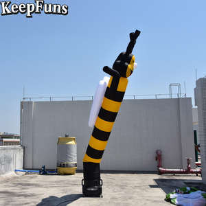 KeepFuns a forma di ape ballerino gonfiabile modello pubblicitario attività di drenaggio gonfiabile modello di oggetti di scena promozionali all'aperto - Product Image 4