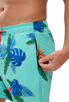 Shorts de bain décontractés pour hommes, taille haute, en polyester, avec fermeture élastique, imperméables, séchage rapide, imprimés numériquement, service OEM