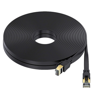 Câble réseau plat blindé RJ45 CAT8 haute vitesse 20M 40 Gbit/s 2000 MHz pour intérieur, 5 m, pour PC de jeu, Xbox, SFTP, cuivre - Product Image 4