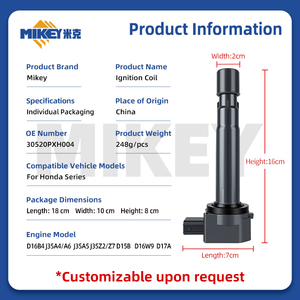Bobina di Accensione MIKEY 30520PXH004 per <span class=keywords><strong>Honda</strong></span> HR-V Odyssey 2a Generazione Pilot CIVIC Ricambi Auto di Alta Qualità 0997000350 - Product Image 3