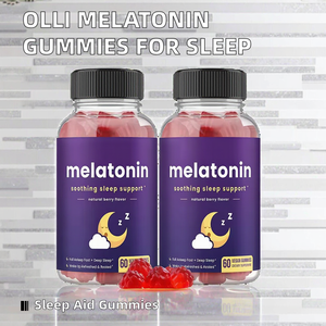 Ayuda natural para dormir Melatonin Gummies Vitaminas para adultos OEM/ODM Etiqueta privada Gummy-GMP Certificado 60-Count - Product Image 2