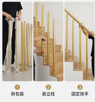 Rampe d'escalier moderne minimaliste en métal avec revêtement en poudre pour escaliers intérieurs