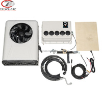 Condizionatore pour voiture 12 v 24v électrique r134a refroidissement rv camping-car van cooler camion petit yacht climatiseur pour tente de camping