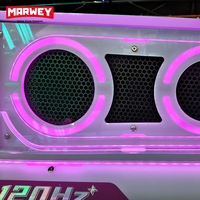 Marwey Nouvelle Machine de Danse d'Arcade de Luxe à Monnayeur pour Divertissement Intérieur, Jeu de Rythme et de Vitesse avec Musique