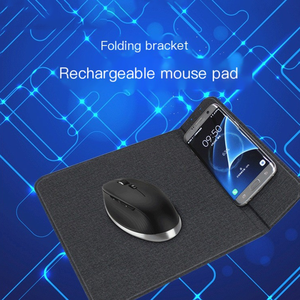Led Charge Faltbare Mouse pad Lade pads Tapis De Souris De Jeu Alfom brilla Raton Tapis De Souris Drahtloses Lade-Mauspad - Product Image 4