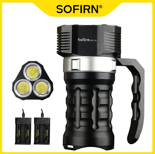 Sofirn SD01 Pro 10000LM Diving Flashlight, IP68 Waterproof
