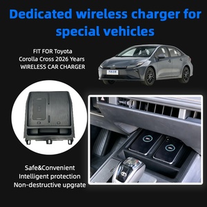 Support de téléphone sans fil pour Toyota Corolla Cross 2026 avec fixation sécurisée sur grille d'aération et charge rapide – Accessoires auto - Product Image 4