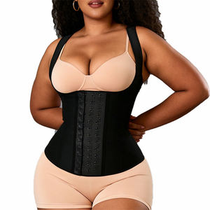 LANGQIN <b>Latex</b> Vest Waist Trainer Plus Size Tummy Control <b>Corset</b> Back Support Body Shaper - Product Image 4