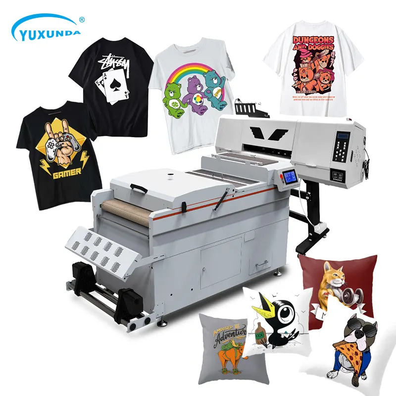 Dijital DTF yazıcı EPS I3200 XP600 baskı kafaları eko mürekkep baskı tekstil T-shirt yazıcı A3/A4/30cm/40cm/60cm DTF yazıcı