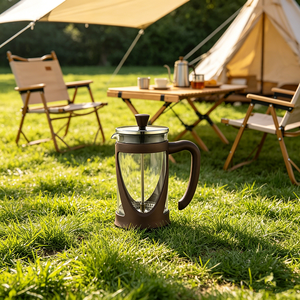 Cafetière à piston individuelle, <span class=keywords><strong>petite</strong></span> cafetière à piston, idéale pour le café du matin, saveur maximale - Product Image 2