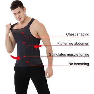 2025 hommes minceur corps Shaper Compression Shapewear gilet réservoir Muscle sculptant haut - Product Image 6