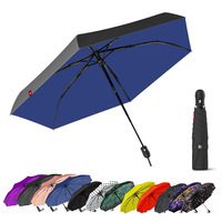 Parapluie triple, parapluie semi-automatique ultra-léger, parapluie cadeau pour femme, parapluie publicitaire pour hôtel, impression