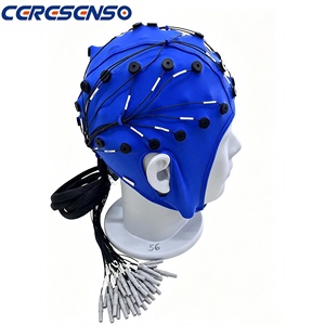 Casque <span class=keywords><strong>EEG</strong></span> Ceresenso en tissu épais et durable, pré-câblé, système 10-20 pour neurodiagnostic, dépistage d'épilepsie par <span class=keywords><strong>EEG</strong></span>, surveillance du sommeil par <span class=keywords><strong>EEG</strong></span> - Product Image 4