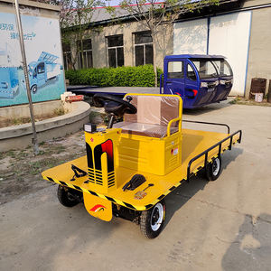 El arabaları arabaları için depo fabrikası için özel elektrikli düz palet taşıyıcı dört tekerlekli yönlü plaka tipi - Product Image 2