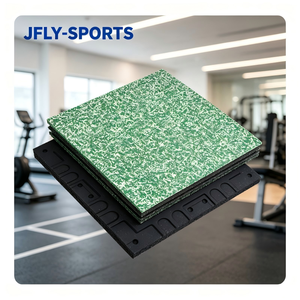 Suelos de caucho para gimnasios, baldosas de caucho ignífugas que cumplen con los estándares de seguridad para gimnasios comerciales y espacios de fitness públicos. - Product Image 1