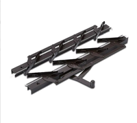 Jin Yingxin Support de persienne en aluminium argenté, manivelle, 4 pouces, pour verre, style moderne minimaliste, finition naturelle, chambre à coucher, eau