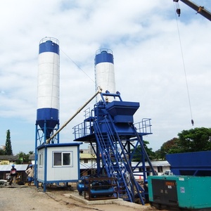 Various Mechanical Equipment Skip <b>Hoist</b> Batching Plant Stationary Concrete Plants for Sale - Product Image 3