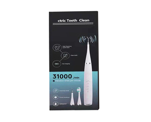 กล่องบรรจุภัณฑ์กระดาษอาร์ตเคลือบเงาสำหรับแปรงสีฟันไฟฟ้า Smart Sonic พร้อมแผ่นฟองน้ำ 1 มม. สำหรับอุปกรณ์อิเล็กทรอนิกส์ รีไซเคิลได้สำหรับผู้บริโภค - Product Image 4