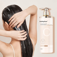 Réparez les cheveux bouclés secs endommagés, lisses, doux et soyeux, après-shampoing hydratant
