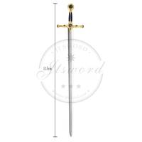 Espada de Juguete Masónica MS Golden Freemason, Aleación de Zinc, 115 cm, Edades 8-13 Años