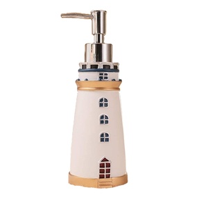<span class=keywords><strong>Faro</strong></span> personalizado <span class=keywords><strong>faro</strong></span> náutico bomba de loción océano dispensador de jabón playa decoración costera personalizar decoración de <span class=keywords><strong>hotel</strong></span> junto al mar - Product Image 1
