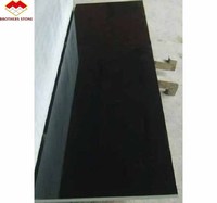 Usine chinoise granit noir de Mongolie granit poli absolument noir Chine Shanxi dalle de granit noir pour projet