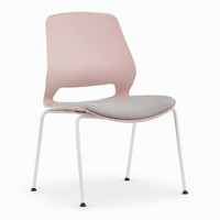 Chaises de conférence empilables à dossier bas pour formation, salons de beauté, réceptions et salles d'attente – Prix abordable