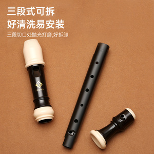 Flauta Dulce Soprano Feifan de 8 Orificios, Cromática, Alemánica e Inglesa, para Estudiantes y Adultos, Instrumento Musical de 32 cm de Largo - Product Image 4