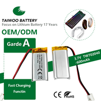 Batterie Lipo OEM 150mAh 230mAh 600mAh, batterie polymère lithium-ion 3.7V rechargeable, cellule Lipo en pochette pour souris sans fil, clavier