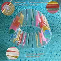 Flotteur gonflable coloré de rouleau de PVC de jouet de roue d'eau de piscine d'été pour des enfants