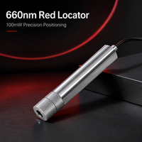 Module de diode laser rouge à ligne croisée ZhonNa 660nm 100mW pour le positionnement du faisceau, accessoires pour machines-outils de sculpture sur bois