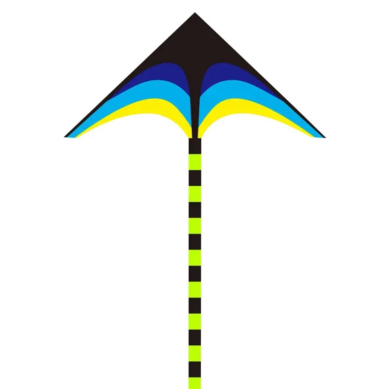 गर्म बिक्री पतंग फैक्टरी सस्ते प्रचार त्रिकोणीय खिलौना बच्चों के लिए पॉलिएस्टर पतंग