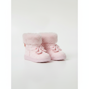 OZKIZ Korean Kids Ribbon Snow <b>Boots</b> Children's Fashion for 2-7 Years Wholesale for Girls in Winter - Product Image 2