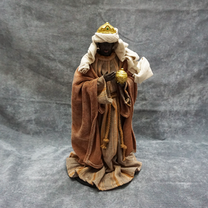 Set Natalizio di 11 Pezzi Decorazioni Statuette del Presepe Colorato Moderno di Lusso per la Casa - Product Image 2