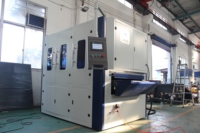 Machine de débavurage pour le traitement des métaux, pour éliminer les bavures de coupe et les bords tranchants après la découpe laser et plasma