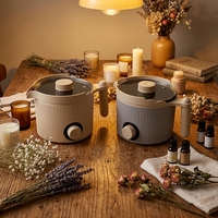 Kit de fabrication de bougies pour débutants adultes avec pot à cire à bec verseur et accessoires pour la fusion et le mélange de la cire