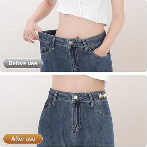 Ajustador de Cintura para Pantalones, Botones Removibles para Jeans Holgados Sin Necesidad de Coser, Clips para Pantalones, Broche de Moda - Product Image 5