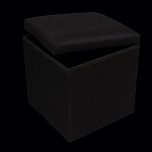 Modern <b>Stool</b> Living Room Furniture <b>Storage</b> Box Fabric Stainless Steel Bamboo Highest Quality Sample Available <b>Stools</b> Counter - Product Image 3